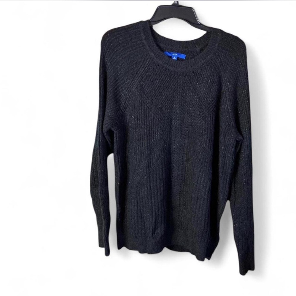 Apt.9 Ribbed Sparkle Sweater XL